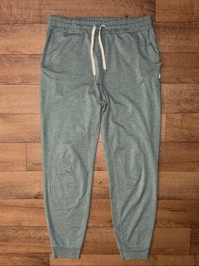 Vuori Size Small Performance Joggers Style VW303-L Heathered Light Green Comfy S